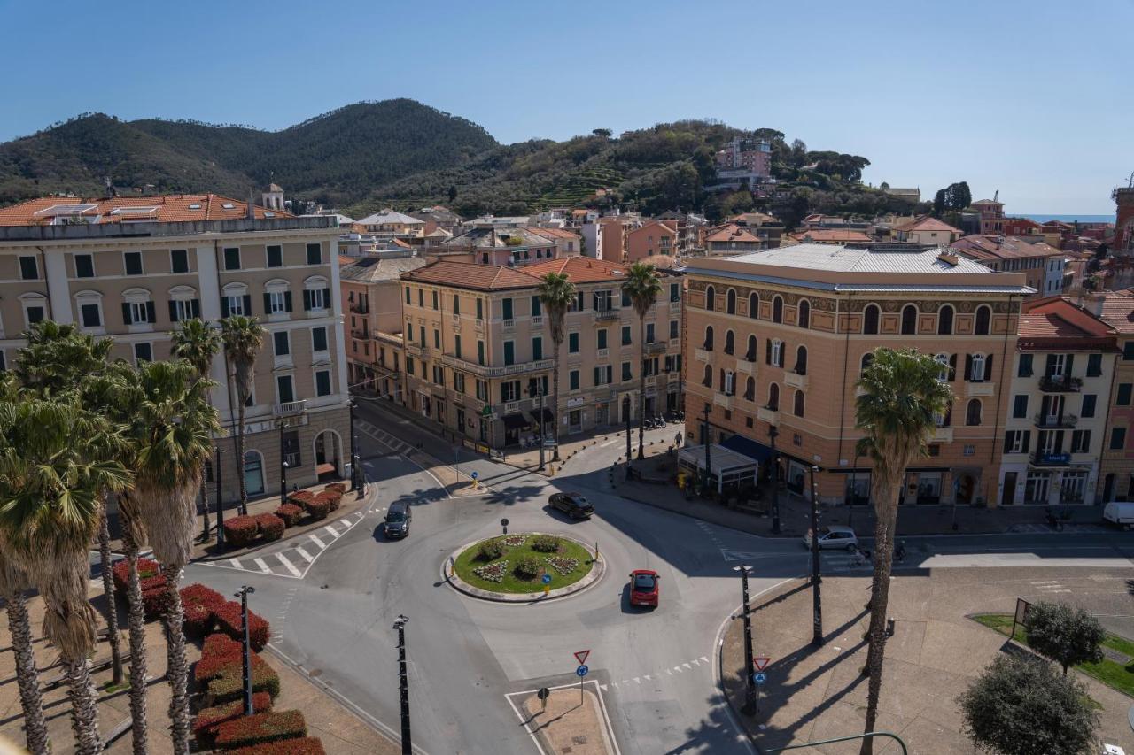 025 - Casa Panoramica In Centro, 90Metri Spiaggia Vista Mare Con Terrazzo Vista Portofino Sestri Levante Eksteriør billede