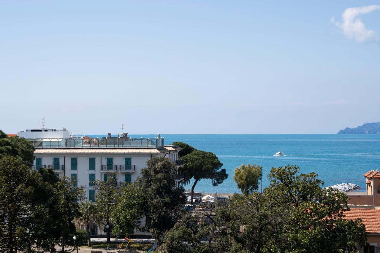 025 - Casa Panoramica In Centro, 90Metri Spiaggia Vista Mare Con Terrazzo Vista Portofino Sestri Levante Eksteriør billede